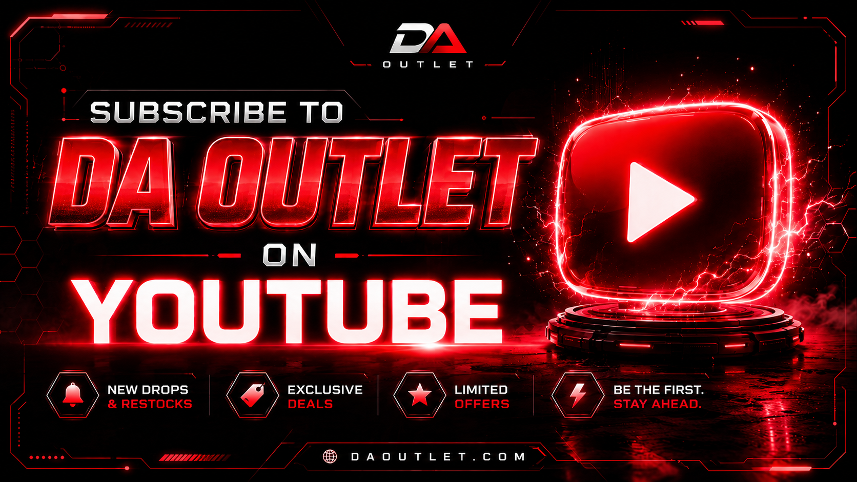 Subscribe to DA Outlet on YouTube