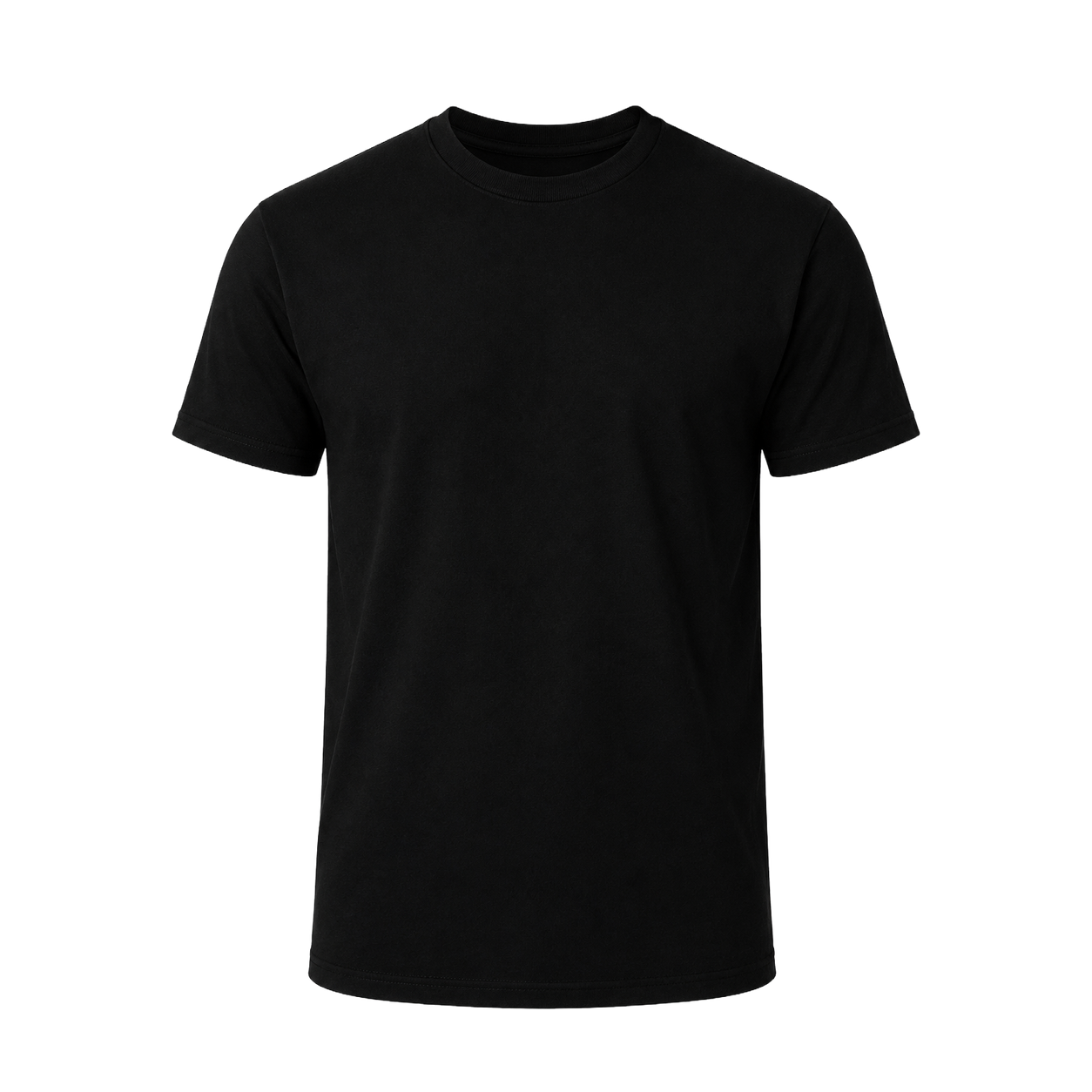 Black T-shirt front
