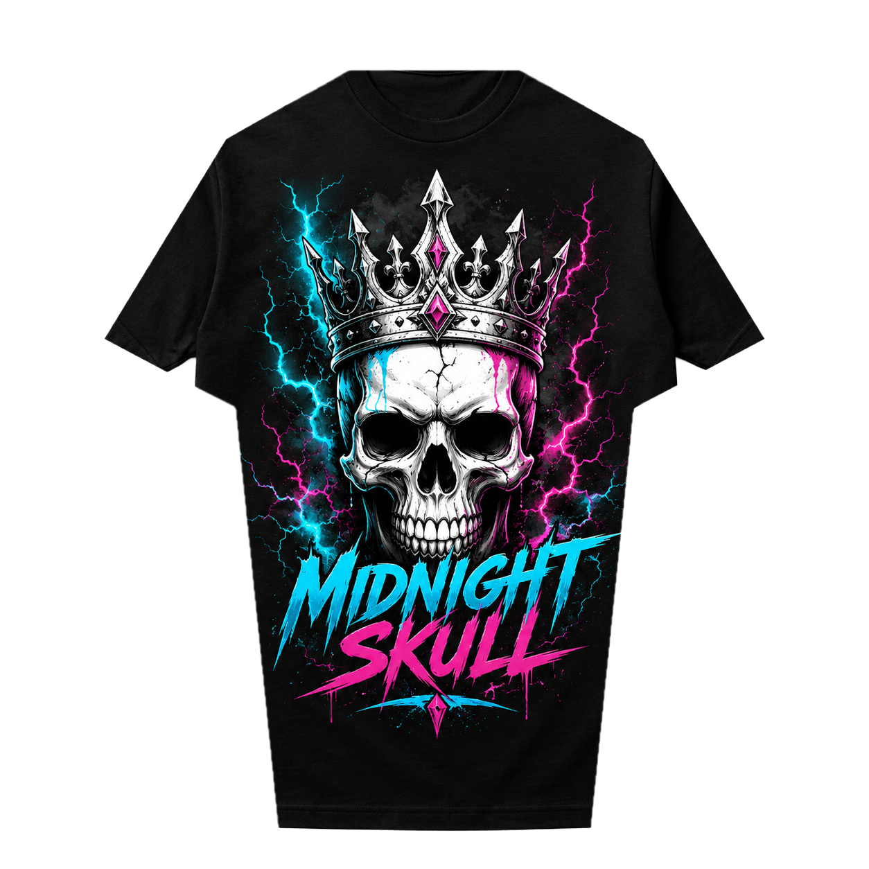 Midnight Skull custom T-shirt template