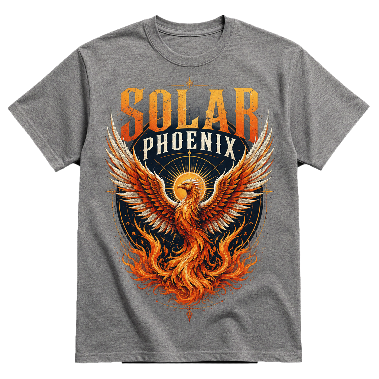 Solar Phoenix custom T-shirt template
