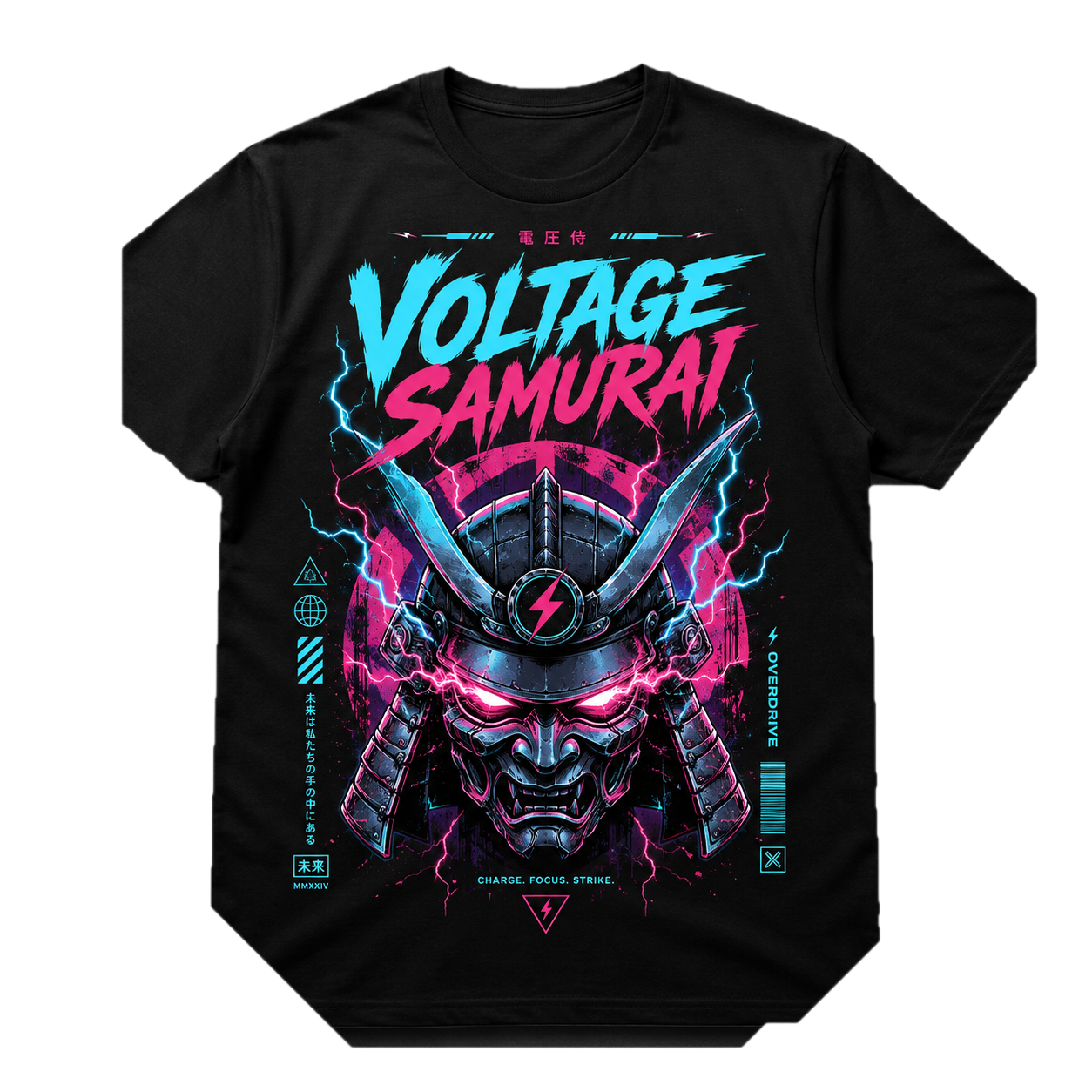 Voltage Samurai custom T-shirt template